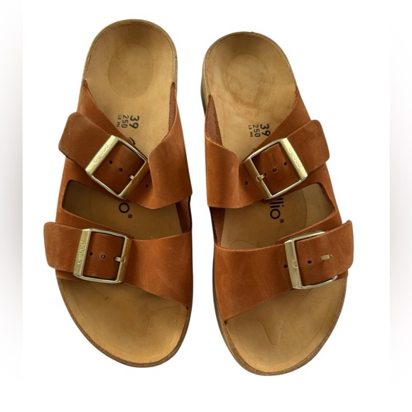 Papillio by Birkenstock Almina Nubuck
Platform Sandal in Pecan Size 8 US/ 39 EU - Picture 1 of 11